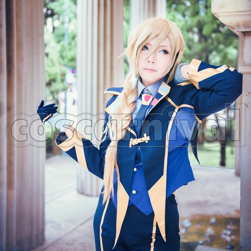 Keith Aero Windermere cosplay costume from Macross Delta, front view 2