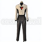 Messer Ihlefeld cosplay costume from Macross Delta, back view