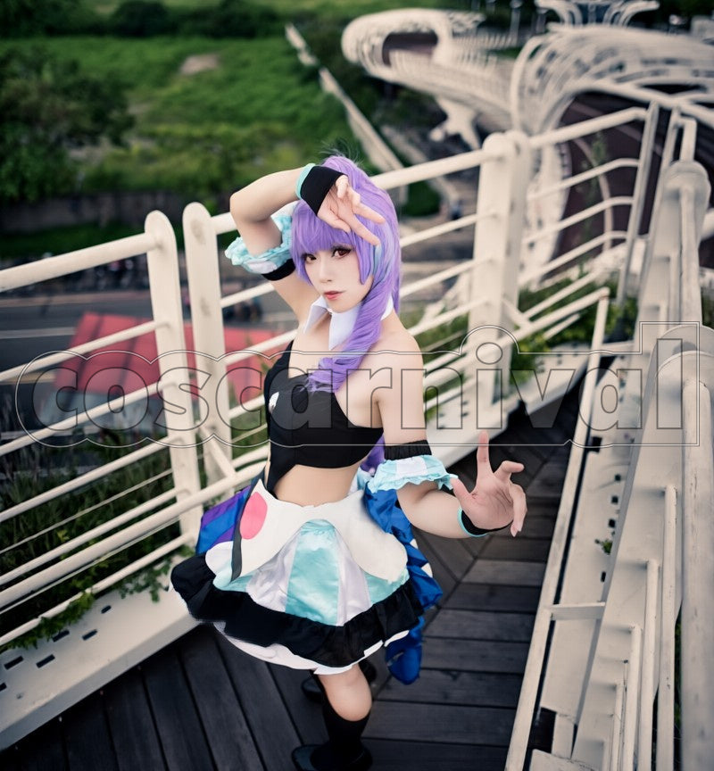 Mikumo Guynemer cosplay costume from Macross Delta, front view 2