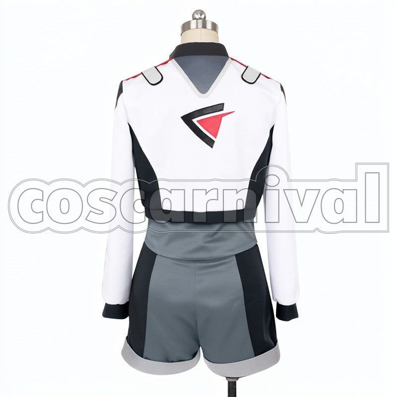 Mirage Farina Jenius cosplay costume from Macross Delta, back view