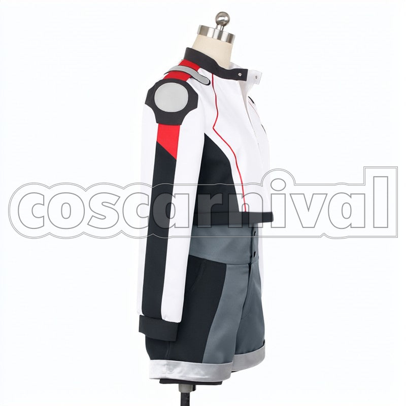 Mirage Farina Jenius cosplay costume from Macross Delta, side view