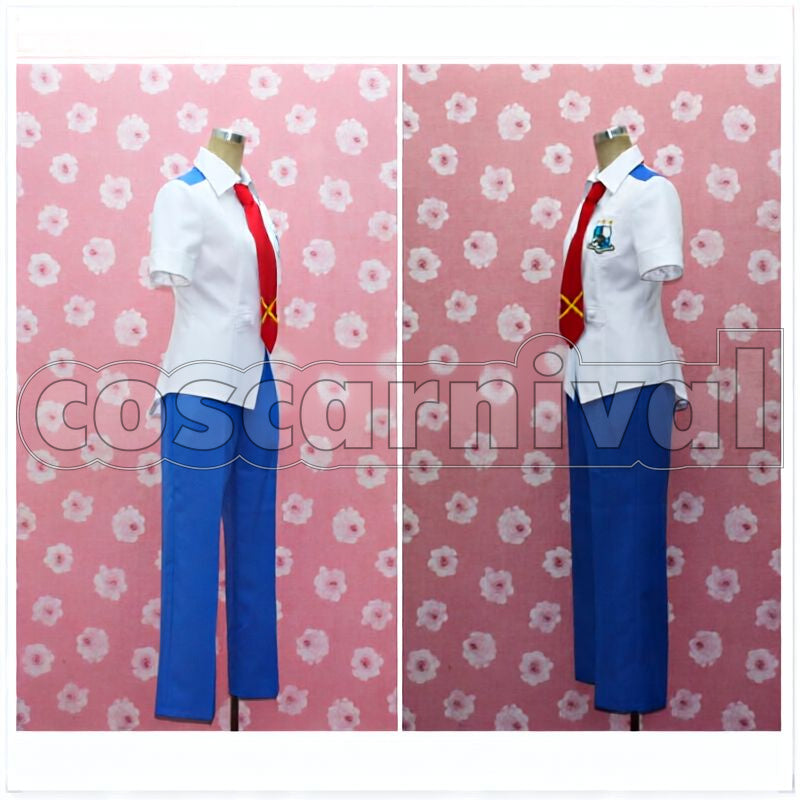 Michael Blanc Mihoshi Academy Necktie 2 Colors Cosplay cosplay costume from Macross Frontier, colors 41459 side view