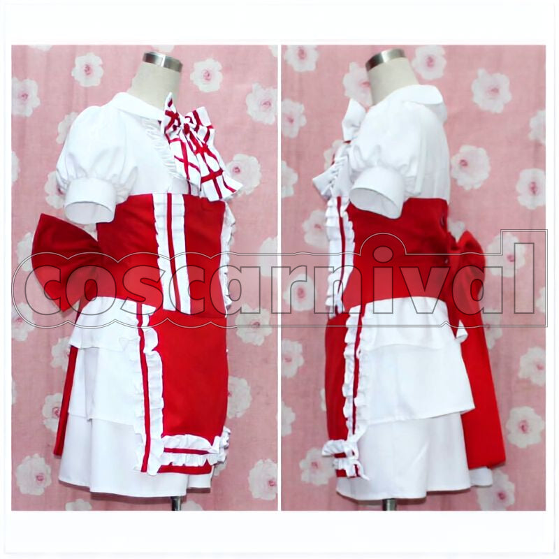 Ranka Lee Gemini Dress Cosplay cosplay costume from Macross Frontier, side view