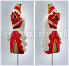 Ranka Lee Red Dress Cosplay cosplay costume from Macross Frontier, side view