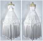 Ranka Lee White One-Piece Dress Cosplay cosplay costume from Macross Frontier, detail-1