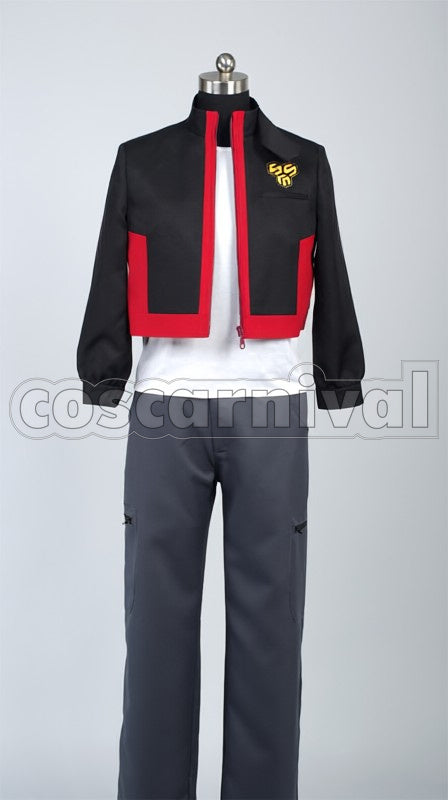 S.M.S. Skull Platoon cosplay costume from Macross Frontier, front view 2