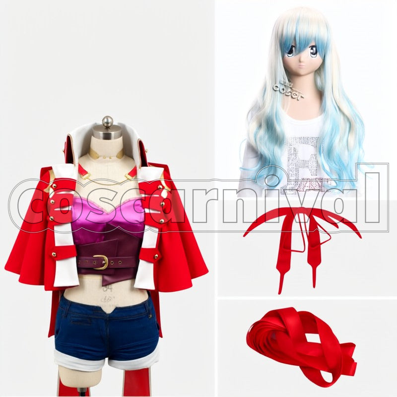 Movie Sheryl Nome Obelisk cosplay costume from Macross Frontier The, front view