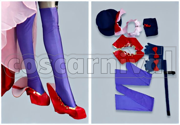 The Wings of Farewell Sheryl Nome Cosplay cosplay costume from Macross Frontier:, accessory set view