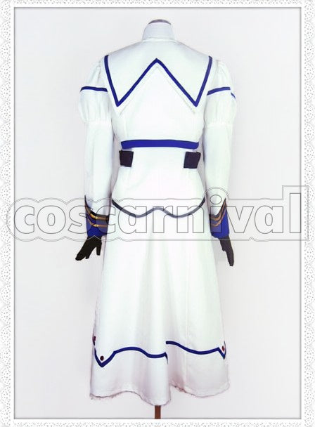 Girl Lyrical Nanoha A's Nanoha Takamachi cosplay costume from Magical, back view