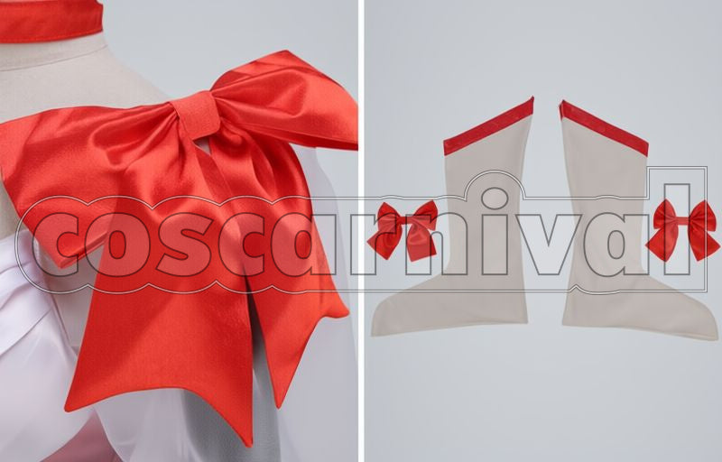 Ore Saki Uno Pre-Transformation Cosplay cosplay costume from Magical Girl, accessory set view