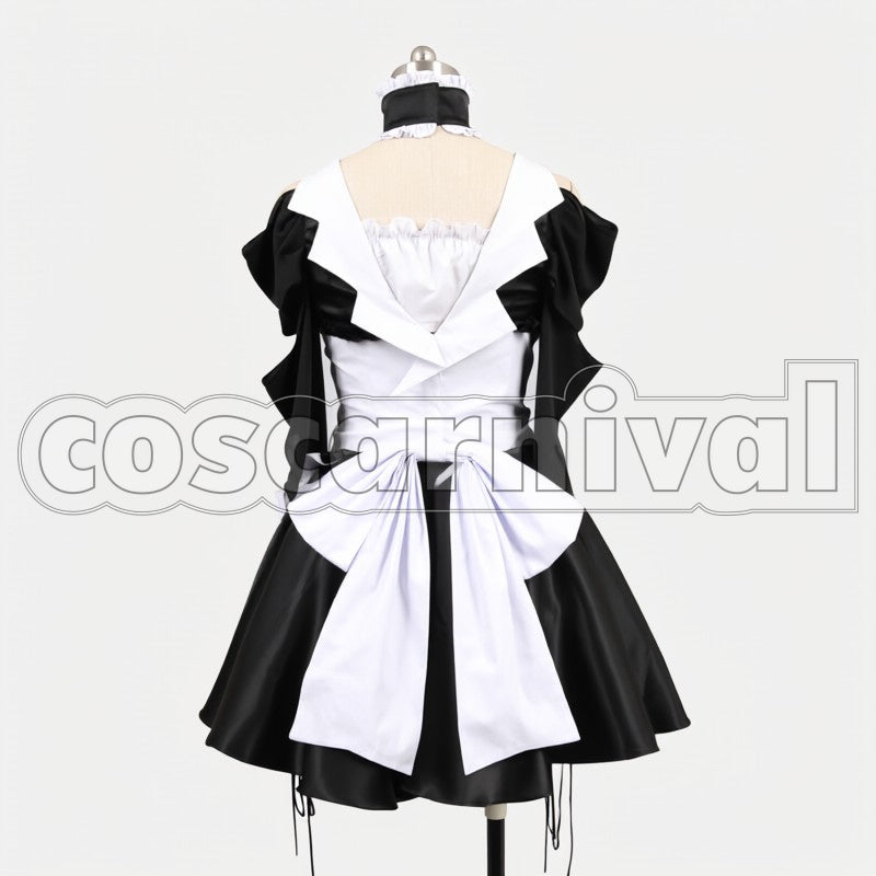 Sama! Maid Outfit cosplay costume from Maid, back view