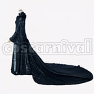 Sleeping Beauty Maleficent cosplay costume from Maleficent Evil Fairy, back view