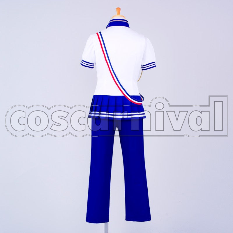 Single LOVE SAVIOR Rui Aiba cosplay costume from MARGINAL 4 2nd, back view