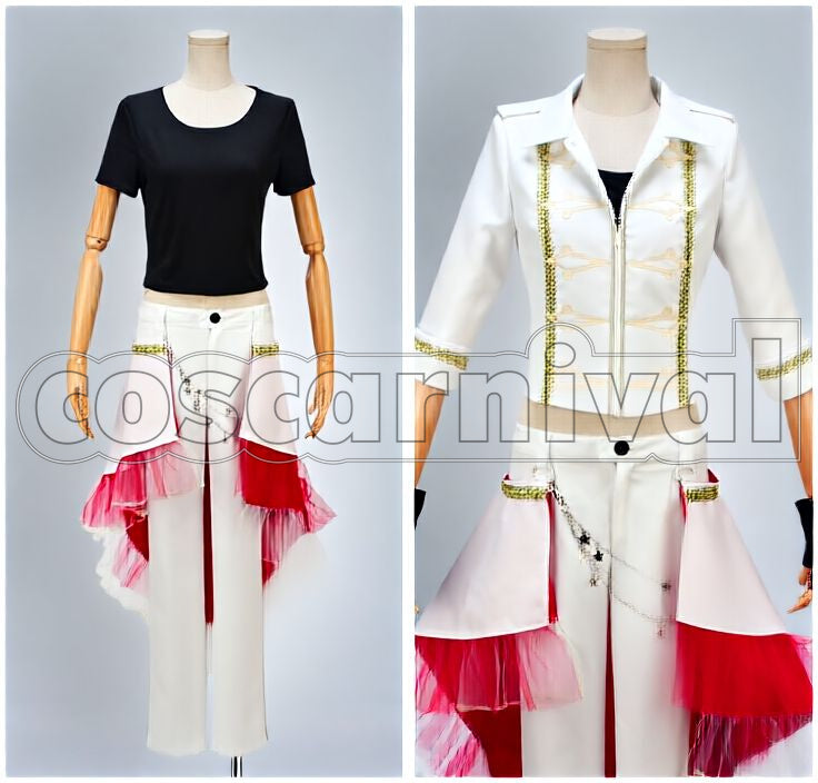 Atom Kirihara White Outfit Cosplay cosplay costume from MARGINAL#4, atom kirihara white outfit 41909 front view 3