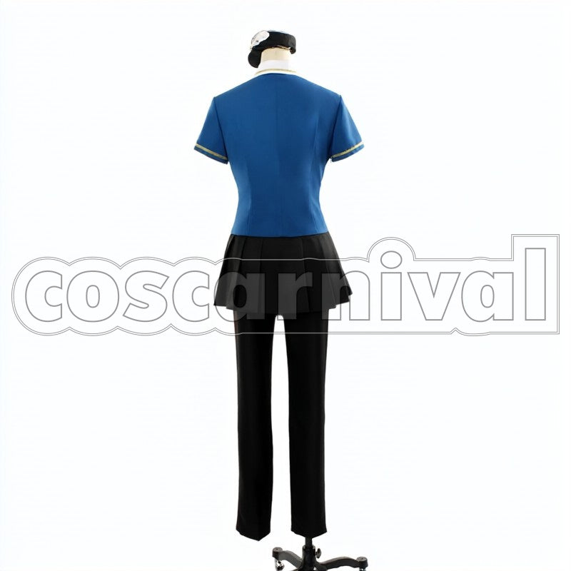 Saga El Nomura cosplay costume from MARGINAL 4 Redhot, back view