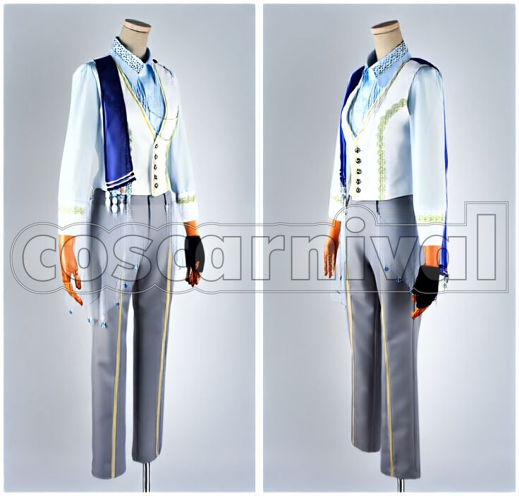 Rui Aiba White Outfit Cosplay cosplay costume from MARGINAL#4, rui aiba white outfit 41978 front view 2