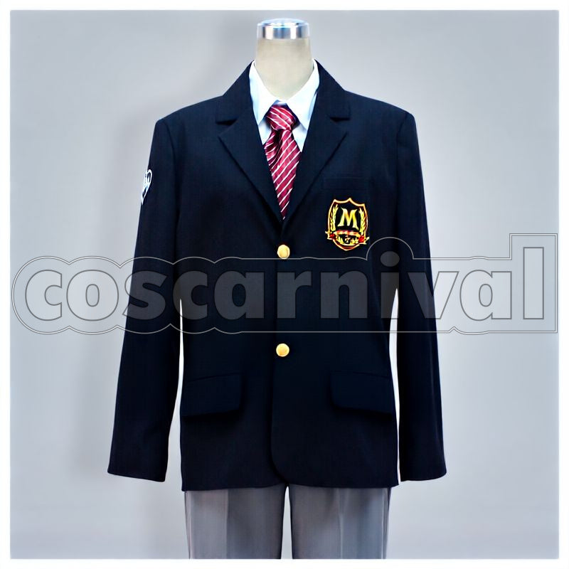 1!! Midō Gakuen High School Boys School Uniform Cosplay cosplay costume from Misaki, Number, mido gakuen high school boys school uniform 42109 front view 1
