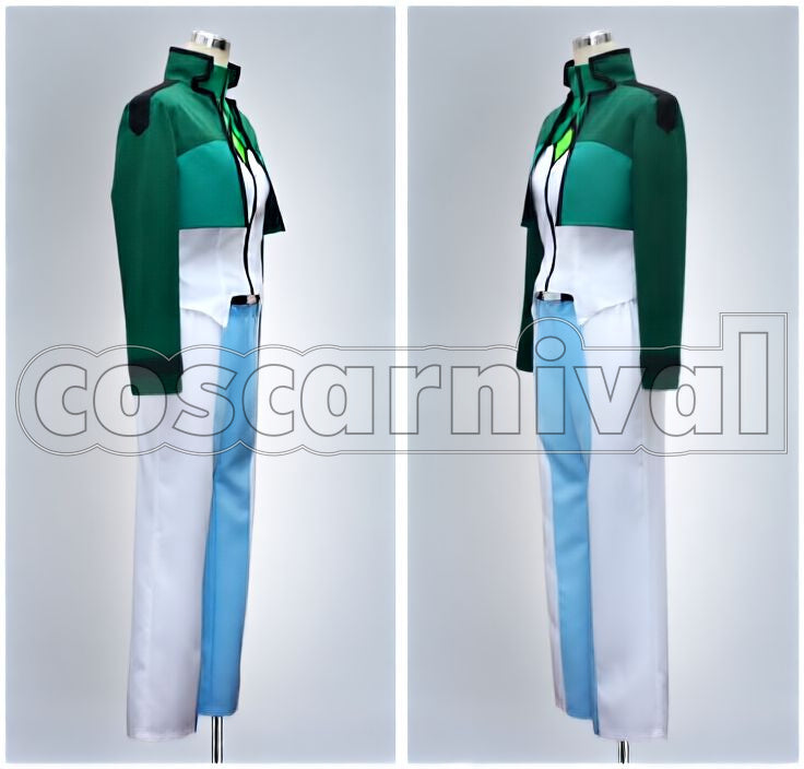 Gundam 00 Lockon Stratos Military Uniform Cosplay cosplay costume from Mobile Suit, lockon stratos military uniform 14661 side view