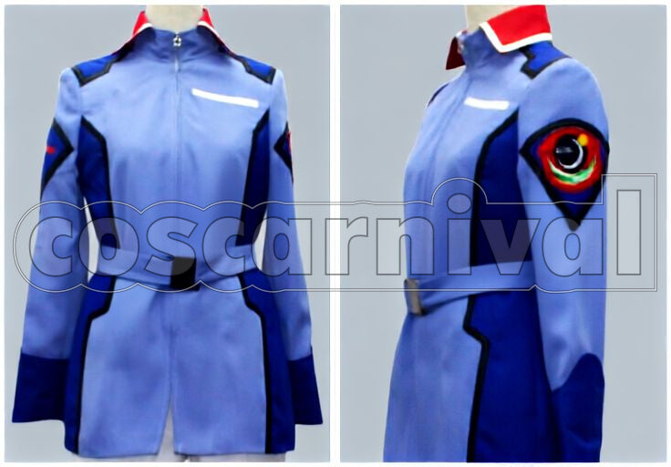 Gundam SEED DESTINY Earth Alliance Military Uniform Cosplay cosplay costume from Mobile Suit, front view 2