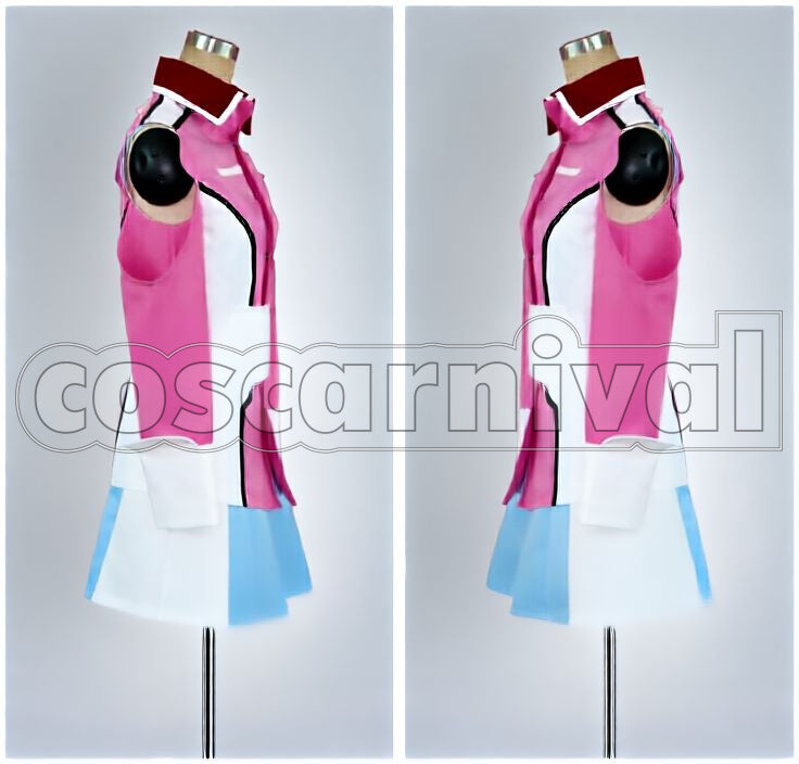 Gundam SEED DESTINY Stellar Loussier Cosplay cosplay costume from Mobile Suit, side view