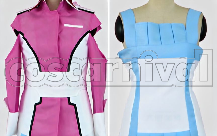 Gundam SEED DESTINY Stellar Loussier Cosplay cosplay costume from Mobile Suit, front view 2
