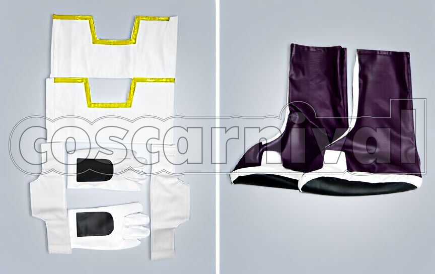 Gundam SEED DESTINY ZAFT Pilot Suit Cosplay cosplay costume from Mobile Suit, accessory set view