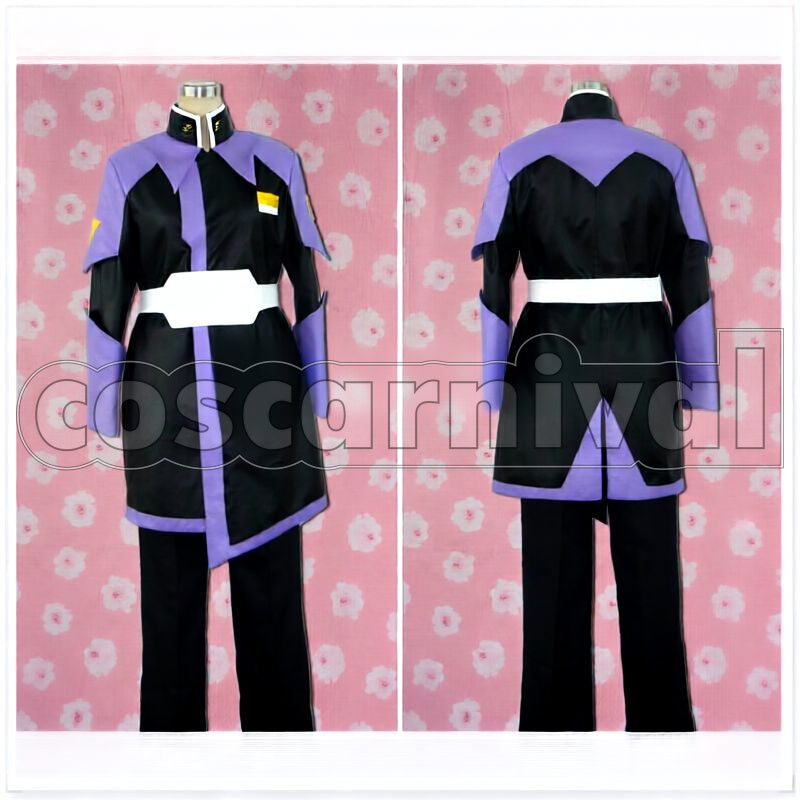 Gundam SEED DESTINY ZAFT Purple Uniform Cosplay cosplay costume from Mobile Suit, detail-2