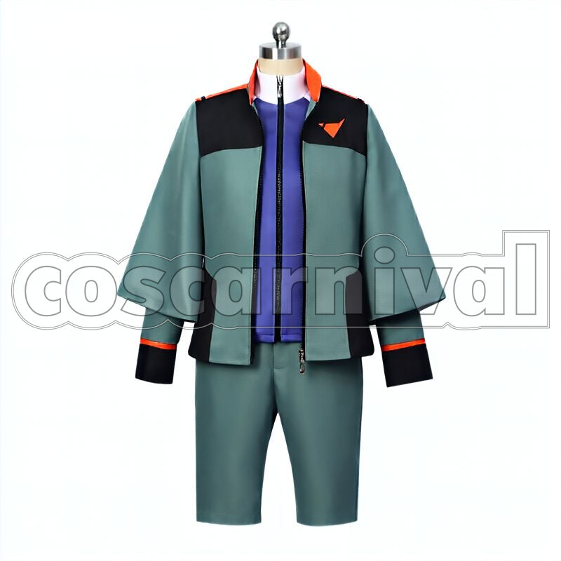 Gundam: The Witch from Mercury Guel Jeturk Cosplay cosplay costume from Mobile Suit, front view 2