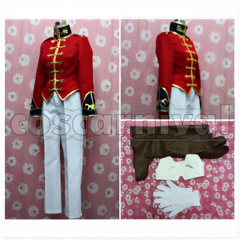 Gundam Unicorn Full Frontal Cosplay cosplay costume from Mobile Suit, set view