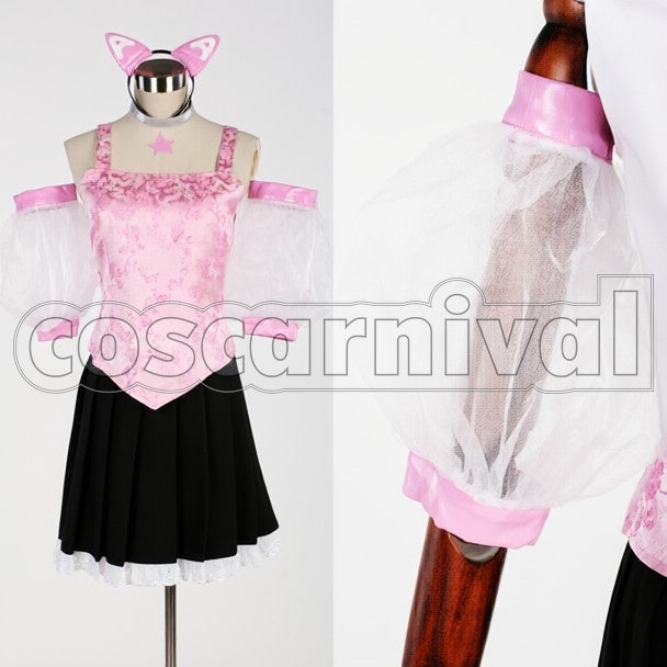 Z-Joshi Sensou Ayaka Sasaki cosplay costume from Momoiro Clover Z, front view 3
