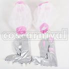 Z-Joshi Sensou Ayaka Sasaki cosplay costume from Momoiro Clover Z, side view
