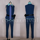 Cyan cosplay costume from Music GunGun!, front view