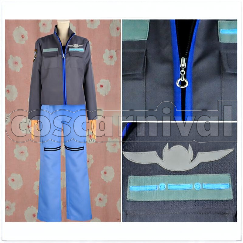 Total Eclipse Yuuya Bridges School Uniform Cosplay cosplay costume from Muv-Luv Alternative:, front view 2