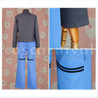 Total Eclipse Yuuya Bridges School Uniform Cosplay cosplay costume from Muv-Luv Alternative:, back view