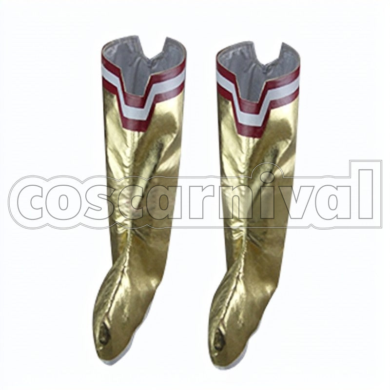 All Might cosplay costume from My Hero Academia, side view 2