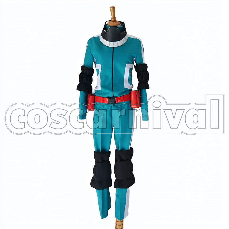 Izuku Midoriya cosplay costume from My Hero Academia, front view