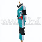 Izuku Midoriya Battle Outfit cosplay costume from My Hero Academia, side view