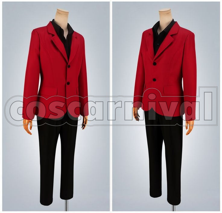 Academia Katsuki Bakugo 2nd Original Soundtrack Jacket Illustration Cosplay cosplay costume from My Hero, front view 2