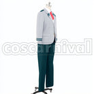 Izuku Midoriya cosplay costume from My Hero Academia, side view