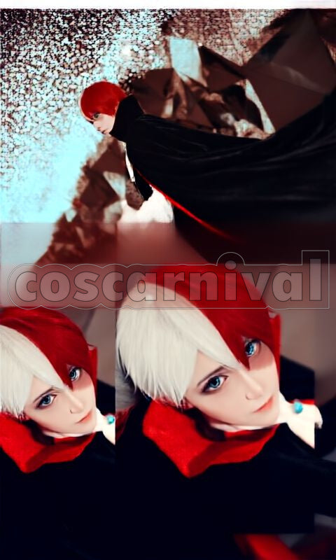 Academia Shoto Todoroki Halloween Goods Illustration Cosplay cosplay costume from My Hero, detail-1