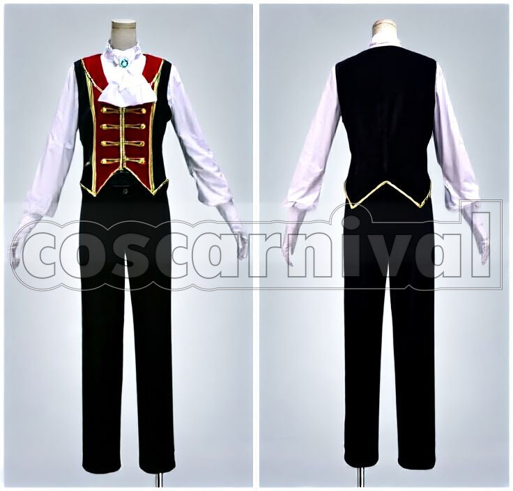 Academia Shoto Todoroki Halloween Goods Illustration Cosplay cosplay costume from My Hero, detail-3