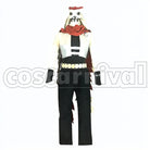 Stain Deku cosplay costume from My Hero Academia, front view