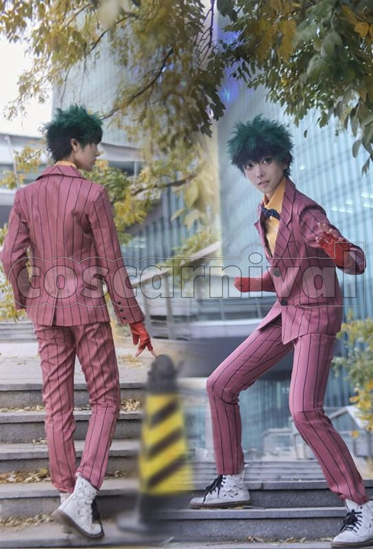 Academia: Two Heroes Izuku Midoriya Cosplay cosplay costume from My Hero, front view 4