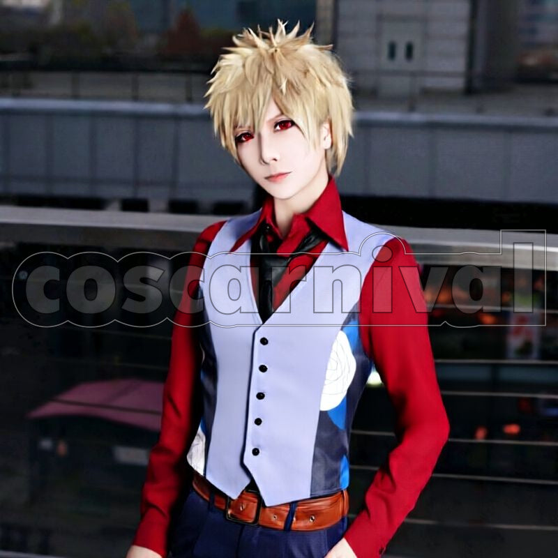 Academia: Two Heroes Katsuki Bakugo Cosplay cosplay costume from My Hero, front view 1