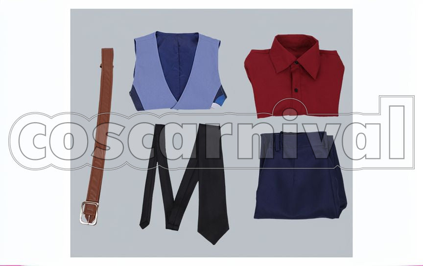 Academia: Two Heroes Katsuki Bakugo Cosplay cosplay costume from My Hero, set view