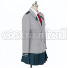 Ochaco Uraraka U.A. High School cosplay costume from My Hero Academia, side view