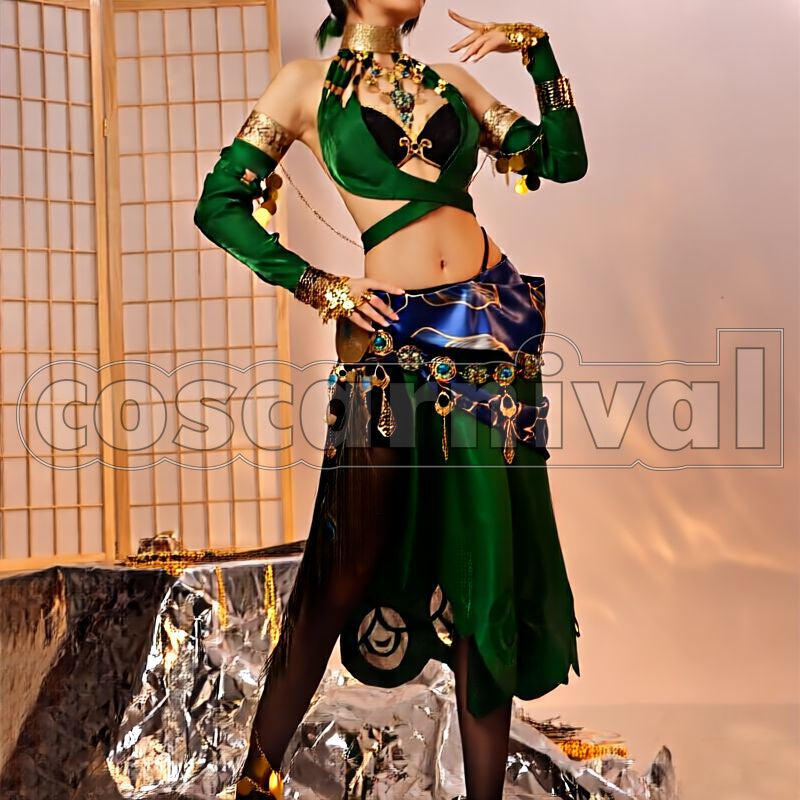 Matari Flawless Elegance Cosplay cosplay costume from NARAKA: BLADEPOINT, front view 1