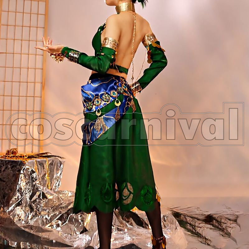 Matari Flawless Elegance Cosplay cosplay costume from NARAKA: BLADEPOINT, back view