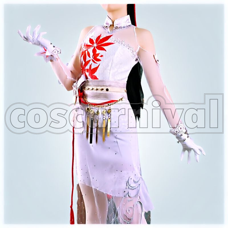 Viper Ning Maple Snowfall Cosplay cosplay costume from Naraka: Bladepoint, front view 1