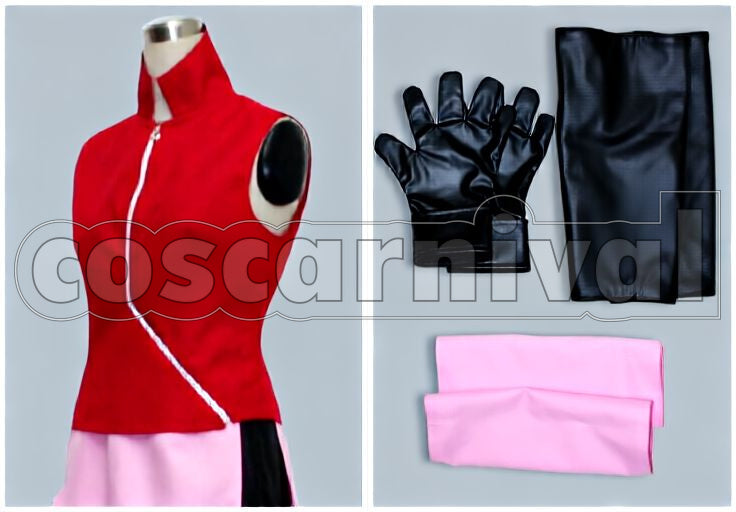 Sakura Haruno Cosplay cosplay costume from Naruto: Shippuden, detail-3